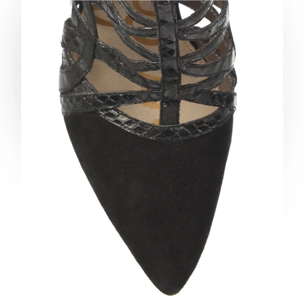 NWOB Sam Edelman Sydney Tribal Caged Heels